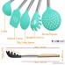 TOPHOME Kitchen Utensils Cooking Utensils Nonstick Utensil Set Beech Silicone and Stainless Steel Kit For Pots and Pans Serving Tongs Spoon Tools Pasta Server Ladle Strainer Whisk 5 Piece - B0772T8Y5Y